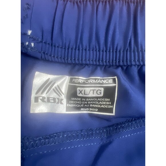 RBX Mens Royal Blue Training Shorts XL 7" Inseam Elastic Waistband W/ Drawstring - Picture 4 of 12